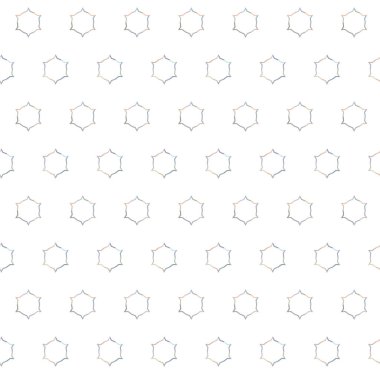 Geometrik süslemeli vektör deseni. Kusursuz tasarım dokusu 