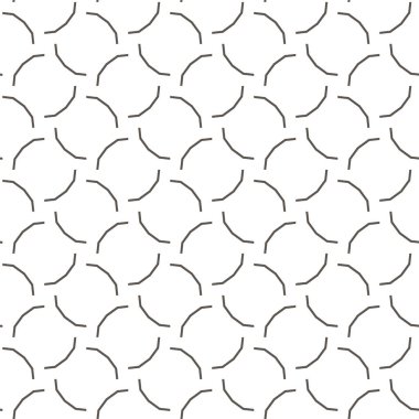 Geometrik süslemeli vektör deseni. Kusursuz tasarım dokusu