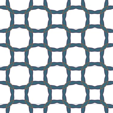 Geometrik süslemeli vektör deseni. Kusursuz tasarım dokusu 