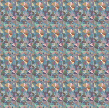 Geometrik süslemeli vektör deseni. Kusursuz tasarım dokusu 