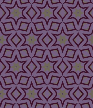 Geometrik süslemeli vektör deseni. Kusursuz tasarım dokusu 