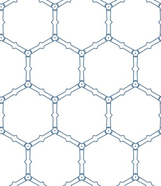 Geometrik süslemeli vektör deseni. Kusursuz tasarım dokusu 