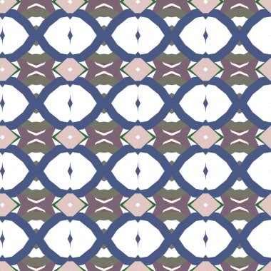 Geometrik süslemeli vektör deseni. Kusursuz tasarım dokusu 