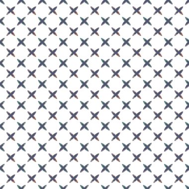 Geometrik süslemeli vektör deseni. Kusursuz tasarım dokusu 