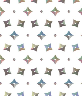 Geometrik süslemeli vektör deseni. Kusursuz tasarım dokusu 