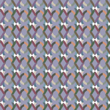Geometrik süslemeli vektör deseni. Kusursuz tasarım dokusu 