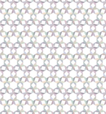 Geometrik süslemeli vektör deseni. Kusursuz tasarım dokusu