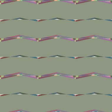 Geometrik süslemeli vektör deseni. Kusursuz tasarım dokusu 