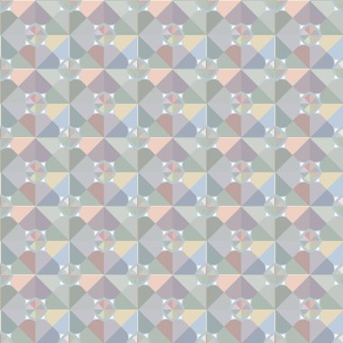 Geometrik süslemeli vektör deseni. Kusursuz tasarım dokusu 