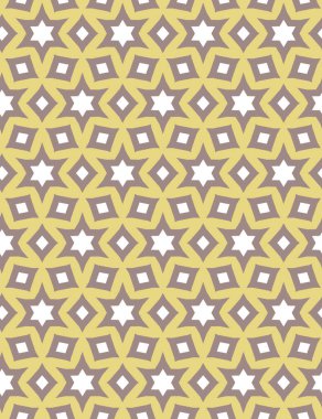 Geometrik süslemeli vektör deseni. Kusursuz tasarım dokusu 