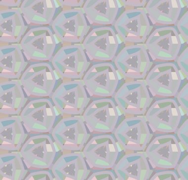 Geometrik süslemeli vektör deseni. Kusursuz tasarım dokusu 