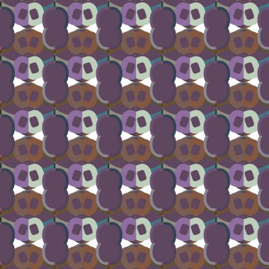 Geometrik süslemeli vektör deseni. Kusursuz tasarım dokusu 