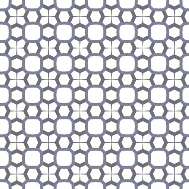 Geometrik süslemeli vektör deseni. Kusursuz tasarım dokusu 