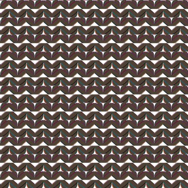 Geometrik süslemeli vektör deseni. Kusursuz tasarım dokusu 