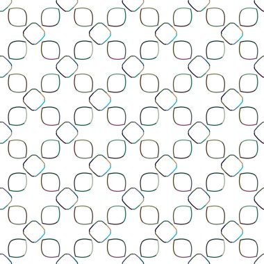 Geometrik süslemeli vektör deseni. Kusursuz tasarım dokusu