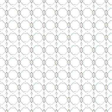 Geometrik süslemeli vektör deseni. Kusursuz tasarım dokusu 