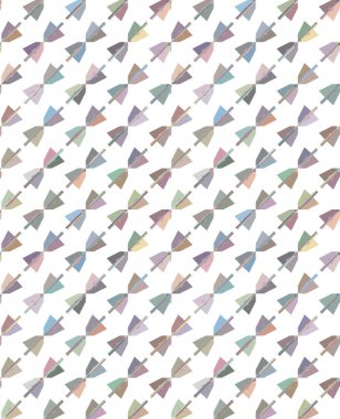 Geometrik süslemeli vektör deseni. Kusursuz tasarım dokusu 