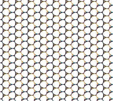 Geometrik süslemeli vektör deseni. Kusursuz tasarım dokusu 