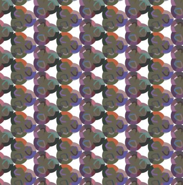 Geometrik süslemeli vektör deseni. Kusursuz tasarım dokusu 