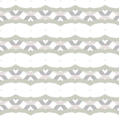 Geometrik süslemeli vektör deseni. Kusursuz tasarım dokusu 