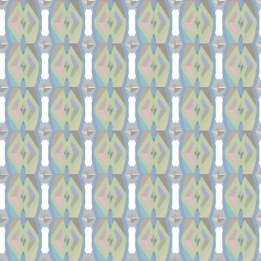 Geometrik süslemeli vektör deseni. Kusursuz tasarım dokusu 