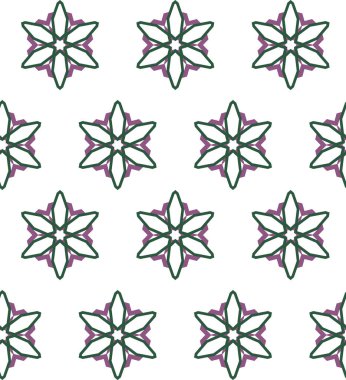 Geometrik süslemeli vektör deseni. Kusursuz tasarım dokusu 