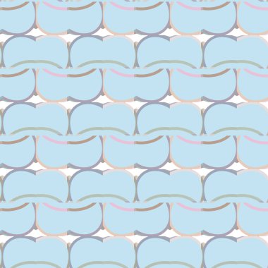 Geometrik süslemeli vektör deseni. Kusursuz tasarım dokusu