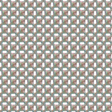 Geometrik süslemeli vektör deseni. Kusursuz tasarım dokusu 