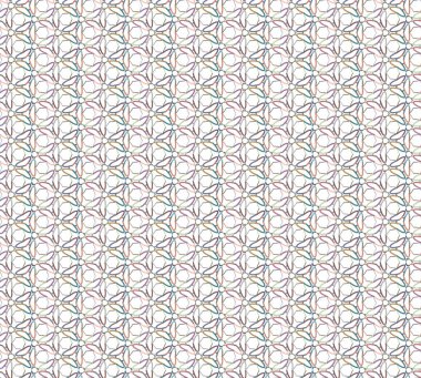 Geometrik süslemeli vektör deseni. Kusursuz tasarım dokusu 