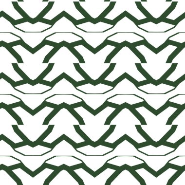 Geometrik süslemeli vektör deseni. Kusursuz tasarım dokusu