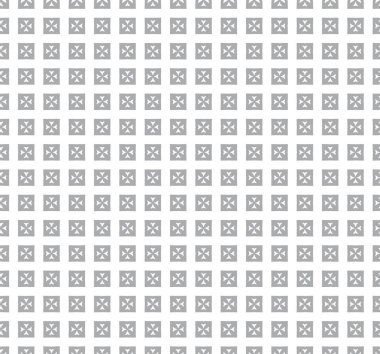 Geometrik süslemeli vektör deseni. Kusursuz tasarım dokusu