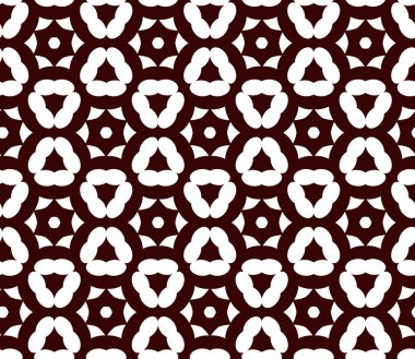 Geometrik süslemeli vektör deseni. Kusursuz tasarım dokusu 