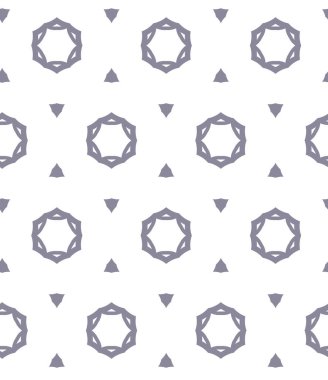 Geometrik süslemeli vektör deseni. Kusursuz tasarım dokusu
