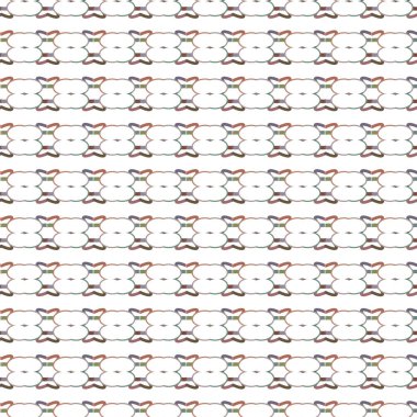 Geometrik süslemeli vektör deseni. Kusursuz tasarım dokusu 