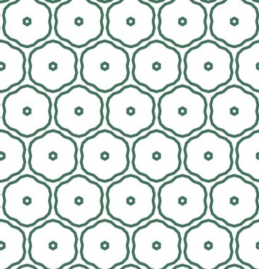 Geometrik süslemeli vektör deseni. Kusursuz tasarım dokusu 