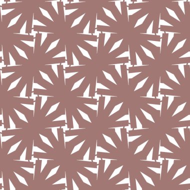 Geometrik süslemeli vektör deseni. Kusursuz tasarım dokusu 