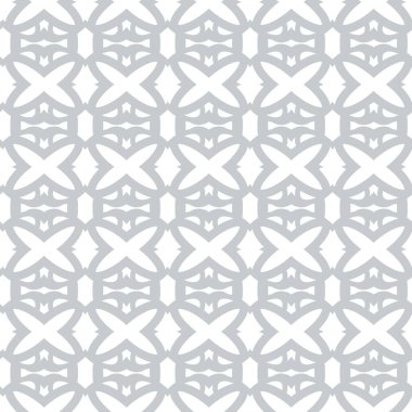 Geometrik süslemeli vektör deseni. Kusursuz tasarım dokusu