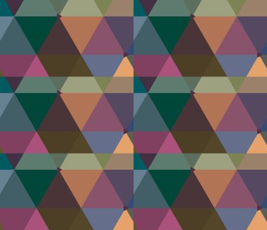 Geometrik süslemeli vektör deseni. Kusursuz tasarım dokusu 