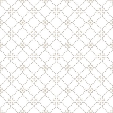 Geometrik süslemeli vektör deseni. Kusursuz tasarım dokusu