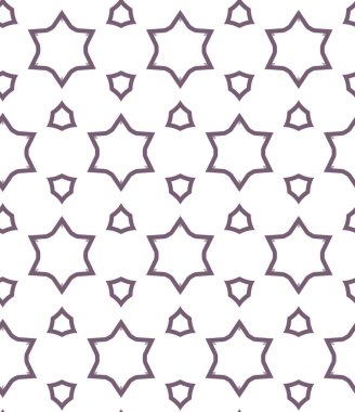 Geometrik süslemeli vektör deseni. Kusursuz tasarım dokusu 