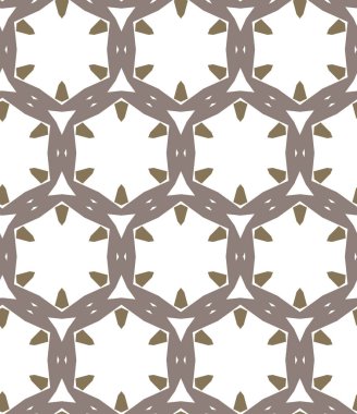 Geometrik süslemeli vektör deseni. Kusursuz tasarım dokusu 