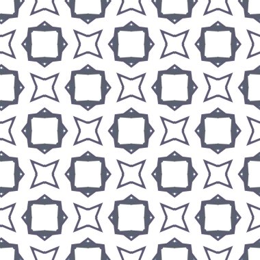 Geometrik süslemeli vektör deseni. Kusursuz tasarım dokusu 