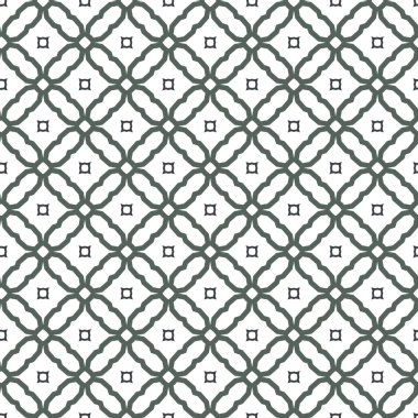 Geometrik süslemeli vektör deseni. Kusursuz tasarım dokusu 