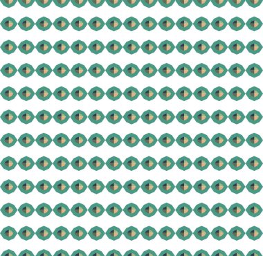 Geometrik süslemeli vektör deseni. Kusursuz tasarım dokusu 