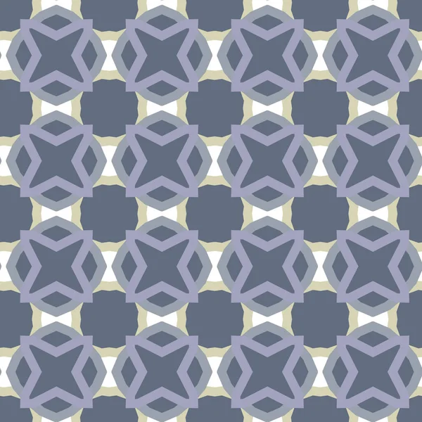 Geometrisches Ornamentales Vektormuster Nahtlose Design Textur — Stockvektor