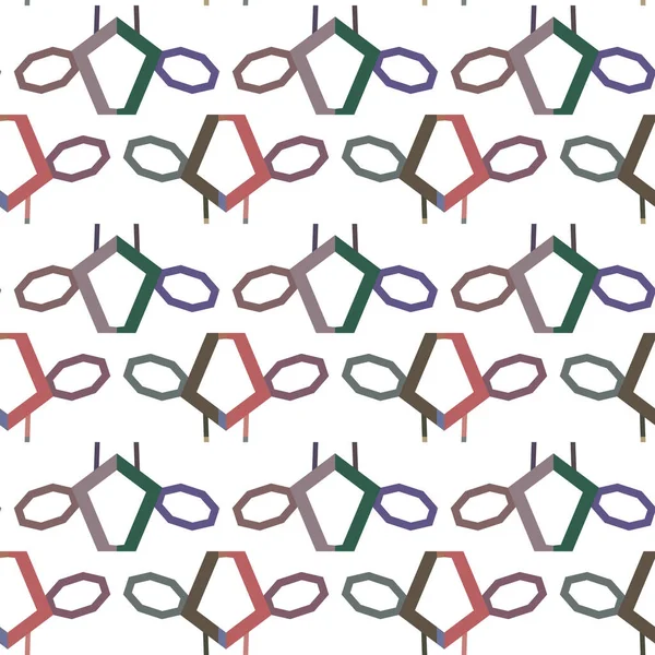 几何装饰矢量图案 无缝设计纹理 — 图库矢量图片