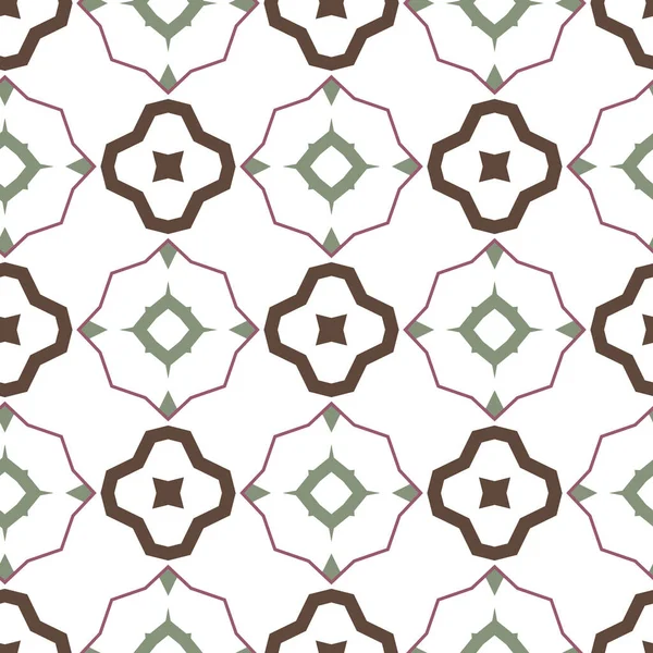Geometrik süslemeli vektör deseni. Kusursuz tasarım dokusu 