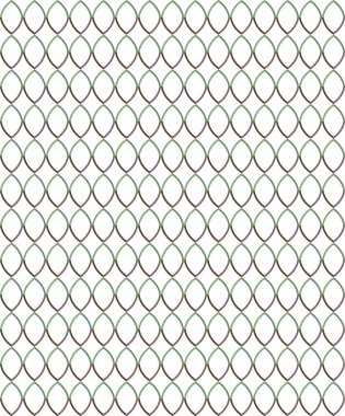 Geometrik süslemeli vektör deseni. Kusursuz tasarım dokusu