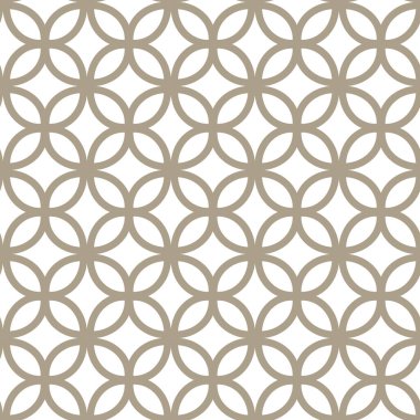 Geometrik süslemeli vektör deseni. Kusursuz tasarım dokusu