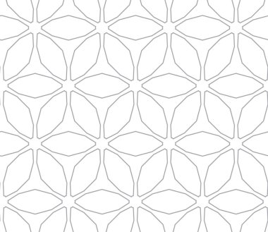Geometrik süslemeli vektör deseni. Kusursuz tasarım dokusu